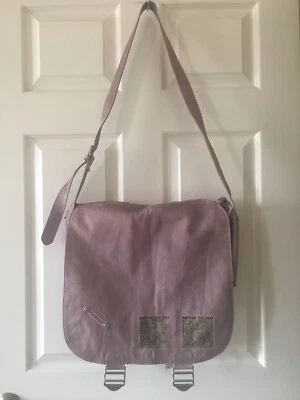 French Vintage Designer Bag Catherine Parra CrossBody Bag Soft Leather - Photo 1/4