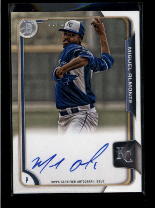 MIGUEL ALMONTE 2015 BOWMAN INCEPTION ROOKIE AUTOGRAPH AUTO AK1532 ID: 676544 - Image 1 of 1