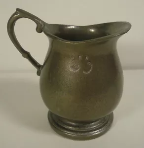 Vtg Wilton Armetale Plough Tavern Mini Creamer 3 1/4" - Picture 1 of 4