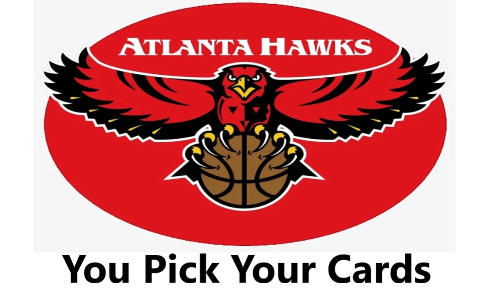 You Pick Your Cards - Atlanta Hawks Team - NBA Basketball Card Selection - Image 1 of 1