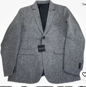 Blazer deportivo chaqueta gris texturizado talla pequeña para hombre Proper Pair - NUEVO CON ETIQUETAS $140 - Imagen 1 de 8