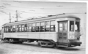 Vagón de tren 6J120 RPPC 1940 CONNECTICUT CO #1920 - Imagen 1 de 1