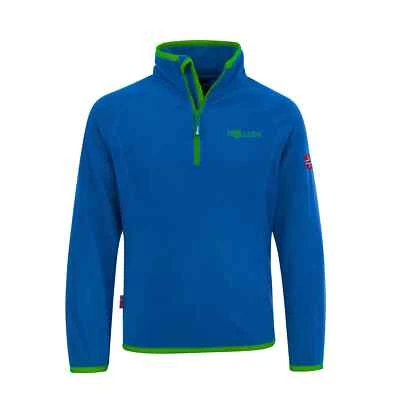 Trollkids Nordland Kinder Unisex Blau Fleece-Sweatshirt Pullover (707-113)