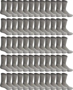 Yacht & Smith 60 Pack Wholesale Bulk Merino Wool Thermal Hiking Boot Socks, Kids - Picture 1 of 7