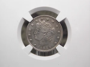 1886 Liberty Head "V" Nickel 5c NGC Unc Details #005 Uncirculated ECC&C, Inc. - Picture 1 of 5