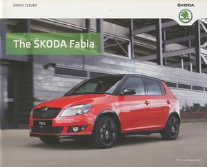 CAR BROCHURE & PRICE LIST - SKODA FABIA - FEBRUARY 2012 - Picture 1 of 1