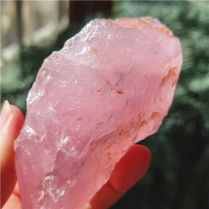 281g Natural Crudo Rosa Cuarzo Cristal Piedra Especímenes - Corazón Chakra i809 - Imagen 1 de 14