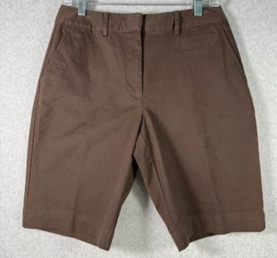 Pantalones cortos chinos Talbots Petite para mujer talla 8 elásticos 10’’ entrepierna marrón usados Foto 1 de 4
