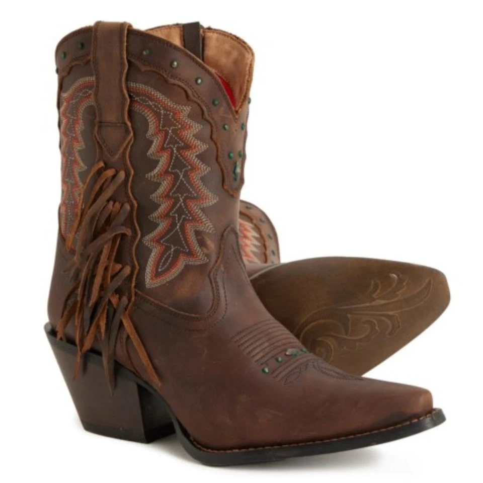Crush by Durango Women's Roasted Pecan Bootie Western Boot