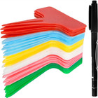 30pcs Colorful T-Shape Waterproof Plant Labels 10cm Garden Marker Tags Set - NEW