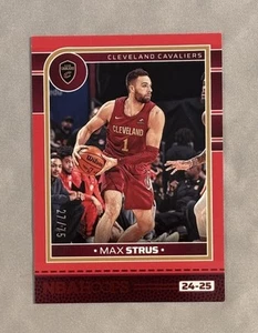 2024-25 Panini Hoops Max Strus #150 Red (27/75) Cleveland Cavaliers - Picture 1 of 4