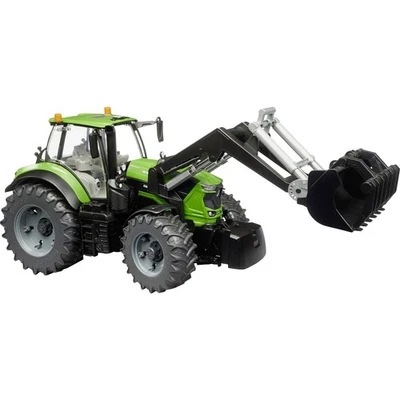 bruder Deutz Traktor 8280 TTV mit Frontlader Fertigmodell Landwirtschafts Mo...
