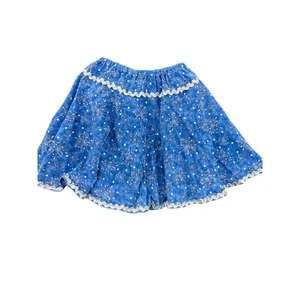 Unbranded Girls Blue Starburst Firework Print Pull-On Skirt Youth Size Small - Picture 1 of 3