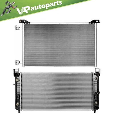For 2002-2014 Cadillac Escalade Chevrolet Tahoe Radiator & AC Condenser Assembly - Image 1 of 4