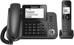 Panasonic KX-TGF310EXM Telefon cyfrowy bezprzewodowy/con Filo, Base e Ricevitore Si - Zdjęcie 1 z 10