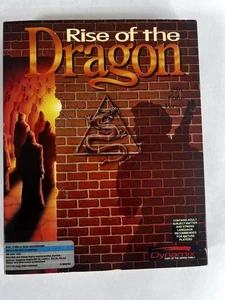 Vintage Rise Of The Dragon PC MS-DOS 256 Color VGA Spiel Big Box 3,5 Disks Set - Bild 1 von 20