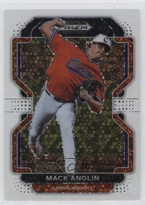 2022 Panini Prizm Draft Picks White Donut Circle Prizm /50 Mack Anglin #PDP205 - Image 1 of 2