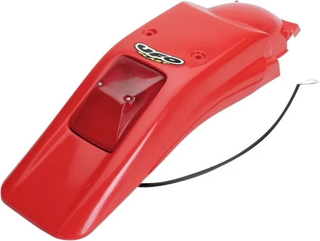 UFO Enduro Fender w/Light Rear 00-05 XR Red for Honda XR400R/XR250R 1996-2004 - Изображение 1 из 1