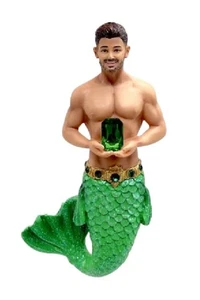 December Diamonds 55-55493 May Emerald Merman Ornament 4.5 Inches (New Size) - Picture 1 of 1