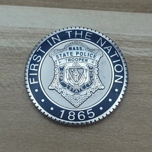 Massachusetts State Police Challenge Coin - Picture 1 of 5