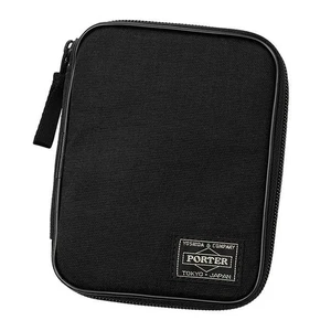 YOSHIDA PORTER HYBRID Travel PASSPORT CASE Black 737-17825 Made in Japan New - Picture 1 of 16