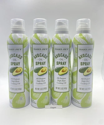 4 paquetes de aceite de aguacate Trader Joe's spray aceite de cocina multiusos de alta temperatura 5 oz X 4 Foto 1 de 2