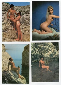 femmes nues années 60-70 un lot de 10 cartes postales neuves /L51 - Picture 1 of 3