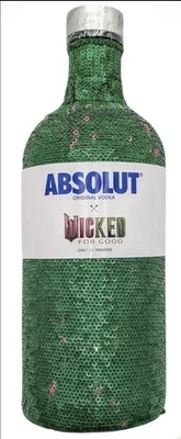 2025 ABSOLUT VODKA X WICKED 750ML SKIN Ltd Ed. BAG, TAG & LABEL ONLY, NEW - Image 1 of 4