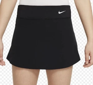 NIKE Dri-Fit ONE Girls Athletic Training Skirt Skort Black Size M - Picture 1 of 1