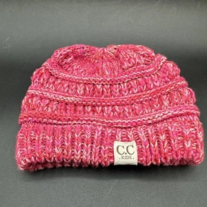 C.C Kids Pink Beanie Hat Cap Girls Pink Hat Free Shipping - Picture 1 of 3