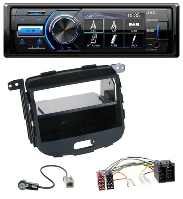 JVC Bluetooth MP3 USB DAB Autoradio für Hyundai i10 2008-2013 Rubber Touch - Bild 1 von 4