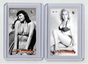 Bettie Page rare MH Marrying Room #'d x/3 Karta tytoniowa nr 136 - Zdjęcie 1 z 1