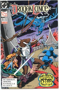 DRAGONLANCE # 9, JUL 1989 DC COMIC BOOK -- Batman Film on b/c - Picture 1 of 2