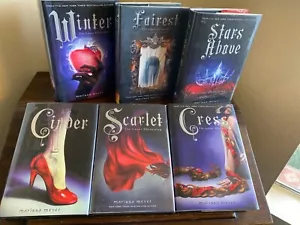 THE LUNAR CHRONICLES vol. 1 - 6, Marissa Meyer, all SIGNED 1st/1sts HCDJ - Picture 1 of 19