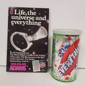 Life, the Universe &Everything by Douglas Adams 1st ed. paperback with promo can - Picture 1 of 6