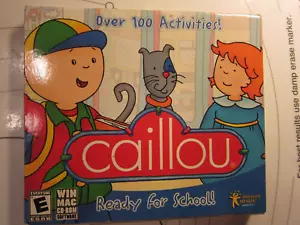 Caillou Ready For School 100 Activities Letters, Colors, PreK CD ROM 2005 New - Picture 1 of 2