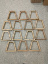 Vintage Lot of 14 Wood Tennis Racquet Presses Head Frames for Wooden Rackets