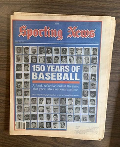 1989 June 19 THE SPORTING NEWS Magazine 150 Years Of Baseball (MH160) - Picture 1 of 1