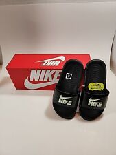 Nike Little Kids Kawa Slide Fun (GS/PS), Black/White, Size 3Y, DD3242-001