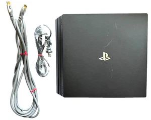 CONSOLA SONY PLAYSTATION 4 PS4 SOLO CON HDMI DE 13 PIES Y CABLES DE ALIMENTACIÓN ENCENDIDOS - Imagen 1 de 8