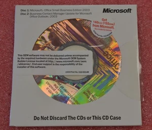 MS Office 2003 Small Business, with Business Contact Manager, w/product key - Picture 1 of 2
