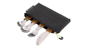 Juego de cubiertos Outwell Pouch - Kit de comedor exterior de acero inoxidable de 16 piezas - Imagen 1 de 2