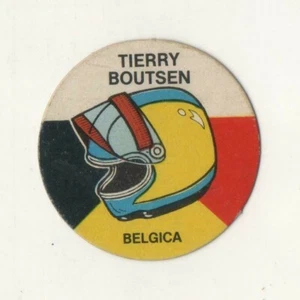 TARJETA DE COLECCIÓN TIERRY BOUTSEN PILOTO DE CARRERAS FORMULA 1 ULTRA RARA ARGENTINA 1984 - Imagen 1 de 2