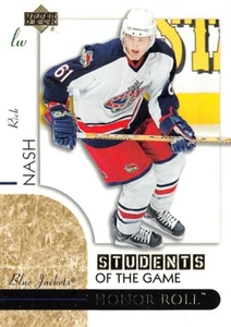 2002-03 Upper Deck Honor Roll Students of the Game #SG9 Rick Nash - Picture 1 of 2