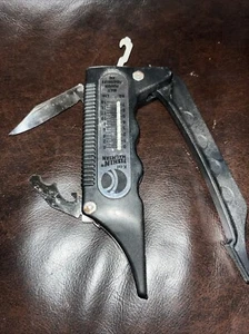 Cuchillo accesorio multiherramienta escala de pesca mago K-Tel Fishin 1975 vintage - Imagen 1 de 7