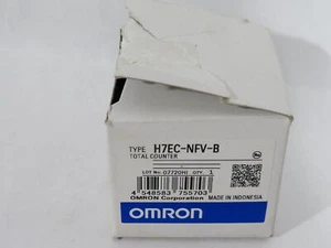 Omron H7EC-NFV-B 8 Digit Total Counter Module 24-240VAC/DC 50/60Hz DMG BOX NEW - Picture 1 of 3