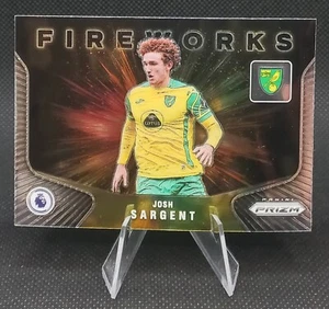 2021-22 Panini Prizm Premier League - Fireworks #13 - Josh Sargent - Picture 1 of 2