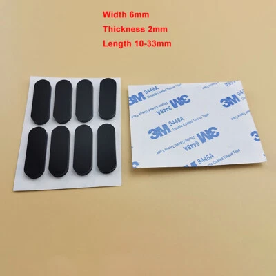 Breite 6mm Möbelpuffer Gummipuffer Möbelfüße Bumper Bodenschutz selbstklebend - Bild 1 von 4