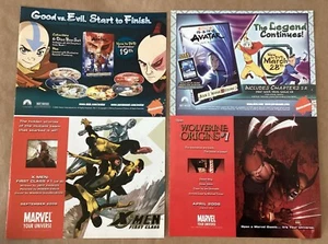 Avatar The Last Airbender 2006 comic print ads promo art Nickelodeon + Marvel - Picture 1 of 1