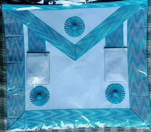 Regalia Masónica CRAFT MASTER DELANTAL PIEL DE CORDERO CUERO *NUEVO* 10 Piezas - Imagen 1 de 5